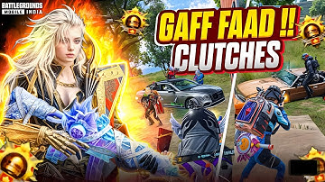 Insane 1v4 Clutches in Conqueror Lobby🔥| Fastest 5 Finger Player |☠️Underdog Player Of BGMI🤯