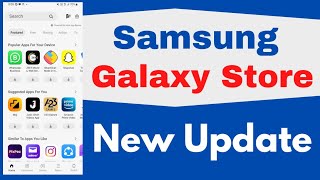 Samsung Galaxy Store New September Update 2022