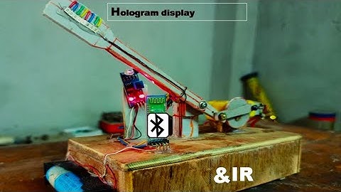 3D Hologram Fan-100% unique and real || How to make pov display at home || Arduino | DIY|Bluetooth |