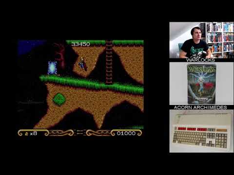 Видео: Warlocks для ACORN ARCHIMEDES - Полное Прохождение