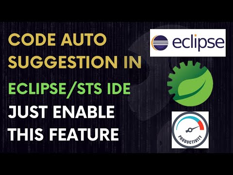 #2 Productive Feature for Auto Code suggestion in Eclipse or STS IDE | Auto Code Suggestion Feature
