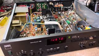 NAD 7130 Restoration Mystery: New TO-3’s, Offset Pots, Filter Caps.