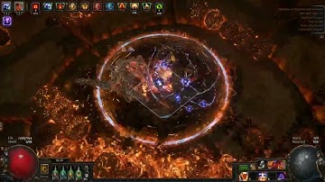 PoE 3.26: Uber Exarch kill with Righteous Fire Juggernaut