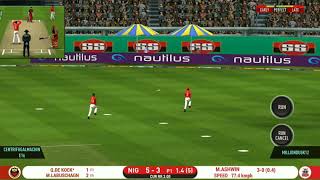 Real cricket 20 ( reverse sweep on leg spin with left radical batsmen)