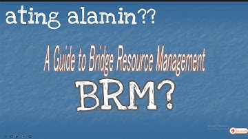 GUIDE TO BRIDGE RESOURCE MANAGEMENT (BRM)#Seafarersguide