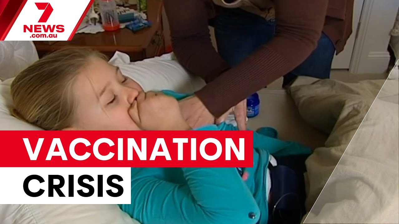 Australia's childhood vaccination rates hit decade low | 7NEWS