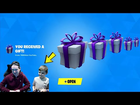 GIFTING My 9 Year Old Kid NEW Fortnite Skins &amp; MORE Today &amp; 1000 FREE V-Bucks Reward Unlocked