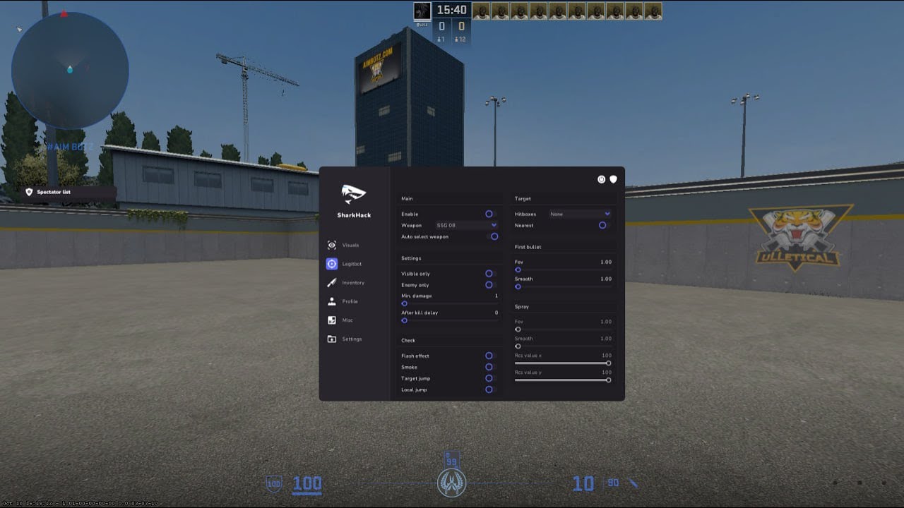 cs2 bedava hile! skin changer aimbot wallhack Sharkhack ve config