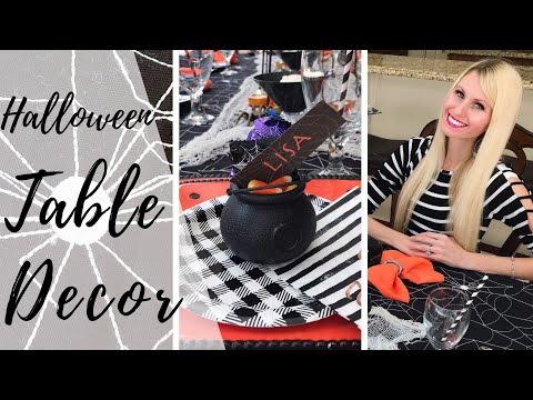 Video: HALLOWEEN TABLE DECOR | HOW TO SET A DINING TABLE FOR HALLOWEEN
