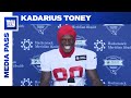 Kadarius Toney on Facing Rams CB Jalen Ramsey | New York Giants