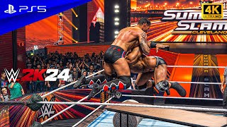 WWE 2K24 - CM Punk vs. Drew McIntyre | No Holds Barred Match | PS5™ [4K60]