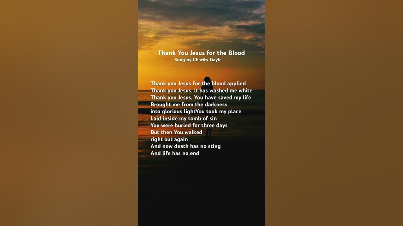 🎧Thank You Jesus for the Blood by Charity Gayle #week_top_praise #top_christiansong#영어찬양 #shorts 🎧Thank You Jesus for the Blood by Charity Gayle #week_top_praise #top_christiansong#영어찬양 #shorts