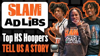 Rayvon Griffith, Jadyn Donovan & Mackenzie Mgbako TELL US A STORY!!! 😂 | SLAMAd Libs