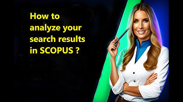 How to analyze your search results in SCOPUS ? #chatgpt #ai
