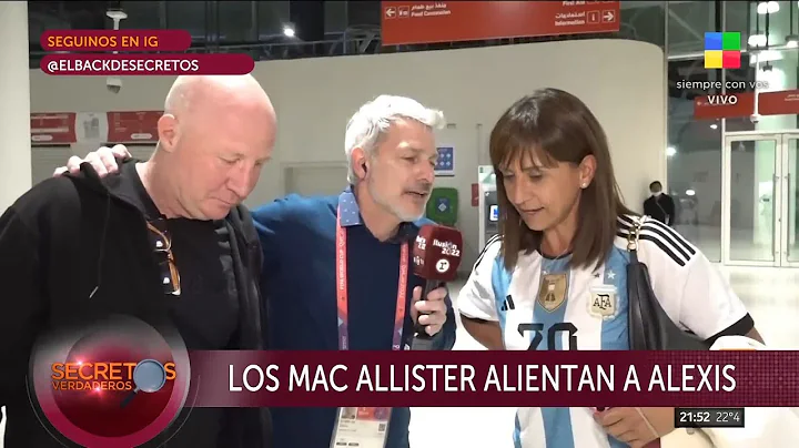 Mano a mano con la familia de Alexis Mac Allister