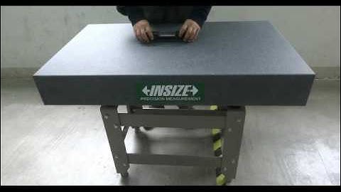 INSIZE US-- HOW TO ADJUST THE GRANITE SURFACE PLATE PART NO. 6900