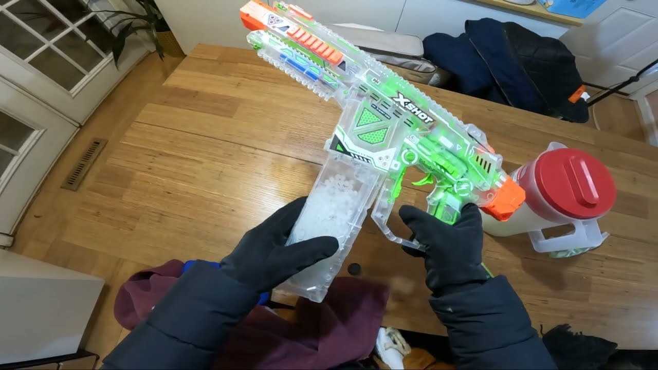 My Wife Tests the Xshot Glow Hyper Gel Nightstrike and Nightmare