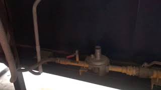 how to set Italy brand Riello Burner  for our powder coating oven