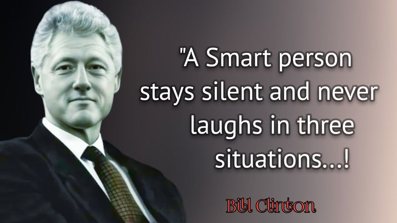 Best Bill Clinton Quotes || Bill Clinton Quotes On Success || Author Quotes