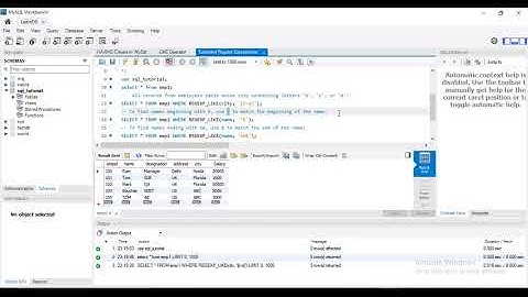 Extended Regular Expressions in MySql