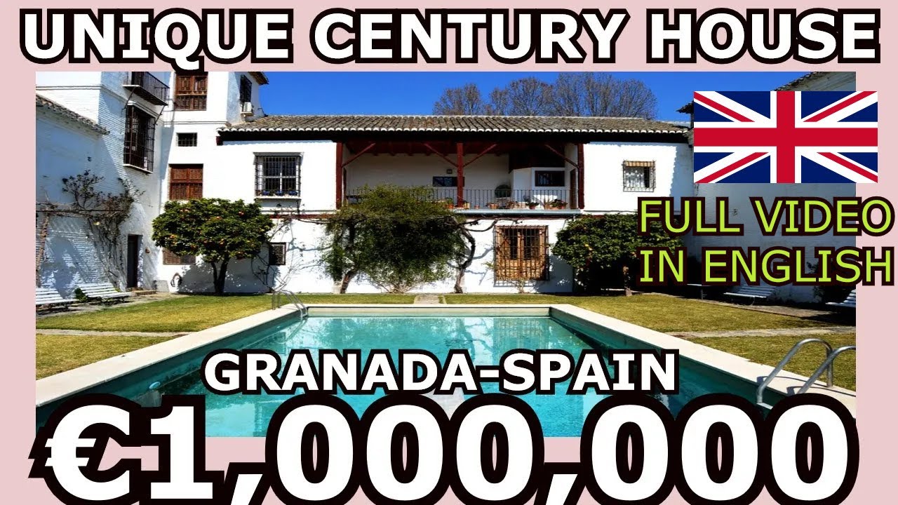UNIQUE CENTENIAL COUNTRY HOUSE FOR SALE IN GRANADA, ANDALUCIA SPANISH