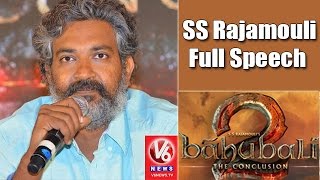 SS Rajamouli Full Speech | Bahubali 2 Movie Press Meet | V6 News