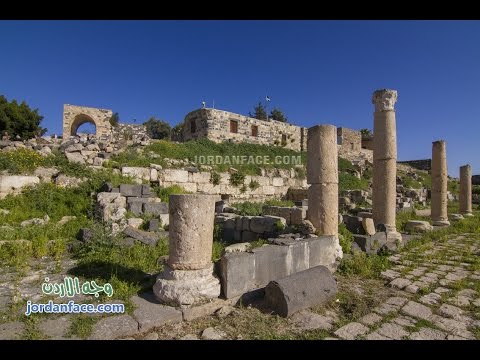 صور ل مدينة ام قيس الاثرية مع اغنية الله ياهالوطن وكالة وجه الاردن