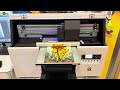 Flatbed UV Printer A3 single head printing at Shenzhen exhibition.Sophie +86 15136217640