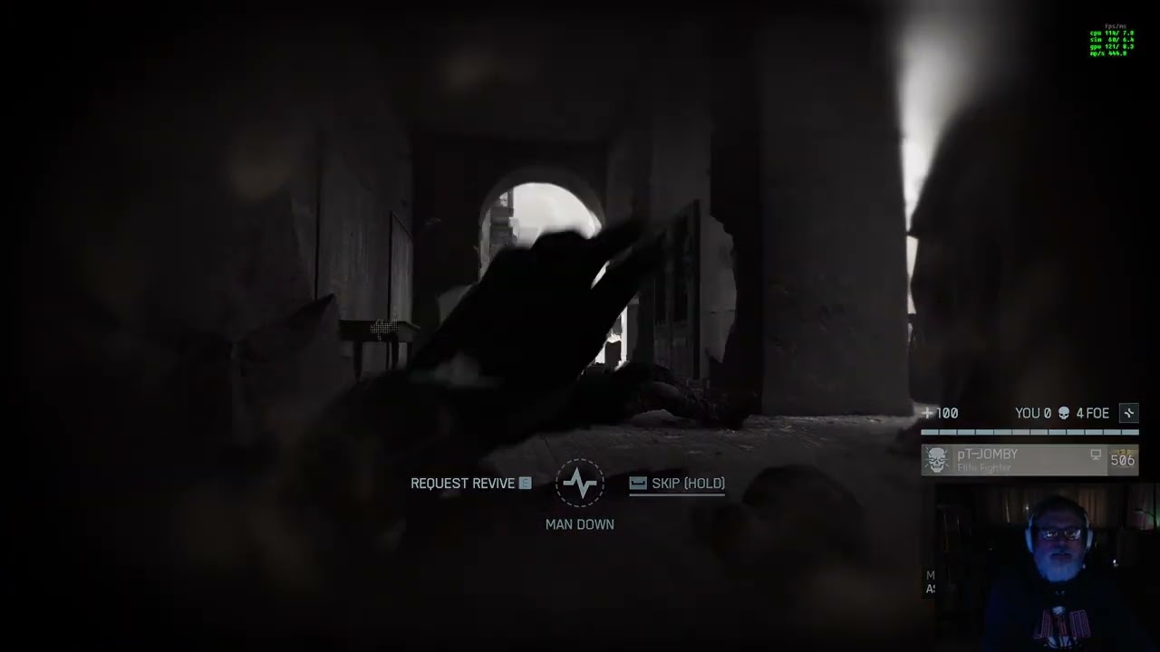 Playing Battlefield 6 with friends.