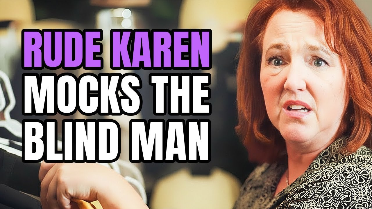 Rude Karen Disrespects a Blind Man... Karma Hits Back