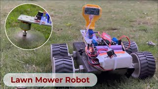 Make an Automatic Grass Cutting (Lawn Mower) Robot using Arduino