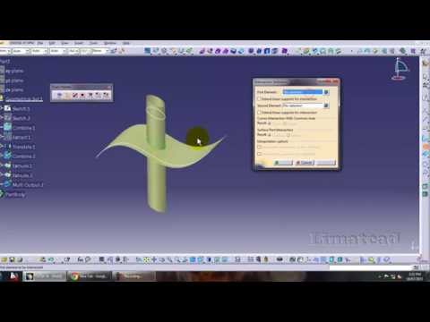 015 LIMATCAD Catia GSD Wireframe Creating Combined Curves