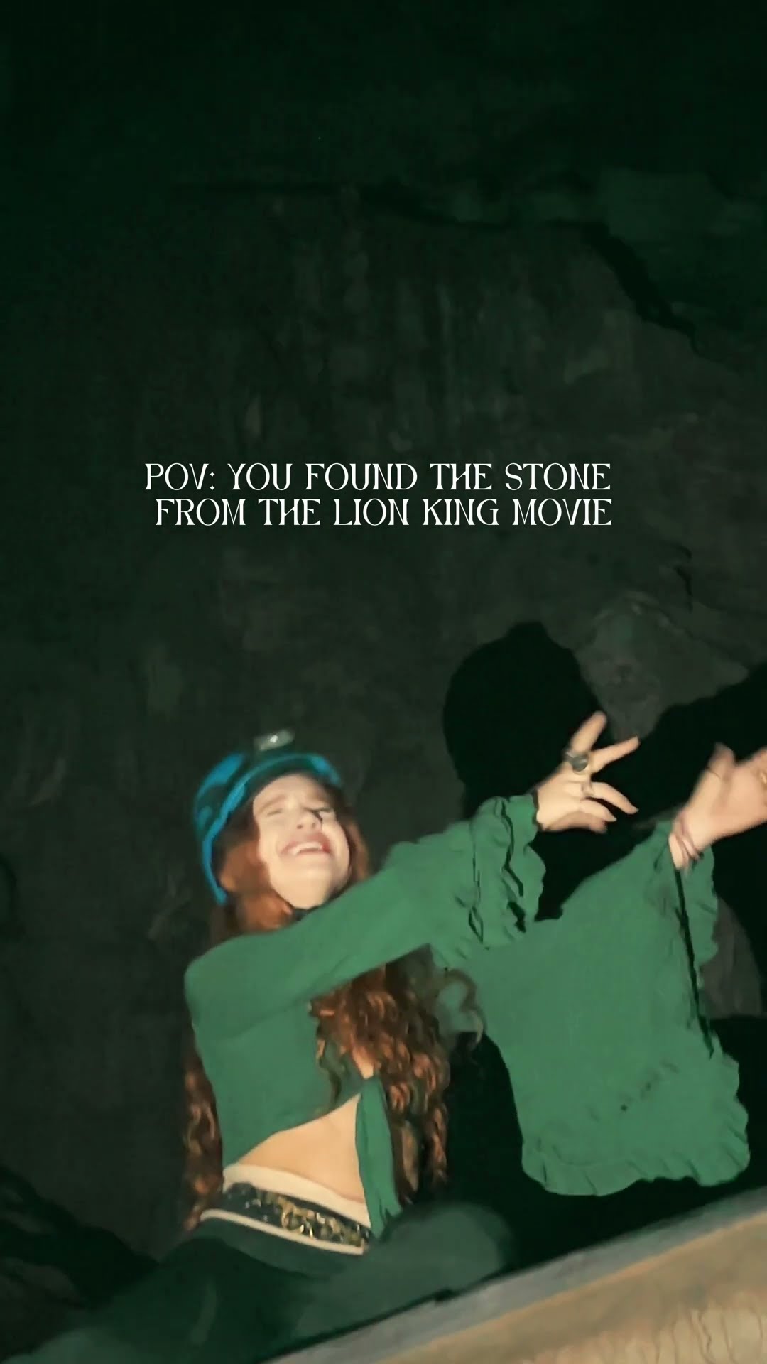 Pov: You found the stone of the Lion King in a cave