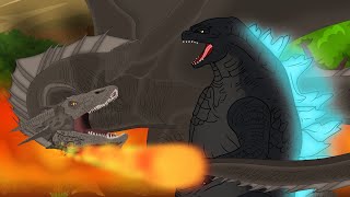 Godzilla vs Dragon Tyrant: Ultimate Destruction Battle | Atomic Breath Evolution (Part 1)
