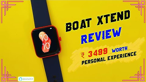 BoAt Xtend Smartwatch Review | Is it worth ? | My personal experience | Amazon Alexa | #1atech | 🔥