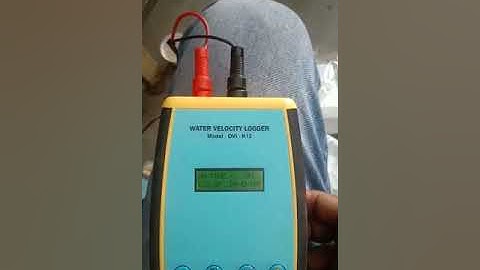 Water Velocity Indicator Logger (DVI)