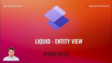 Power pages Liquid - Entity View tag