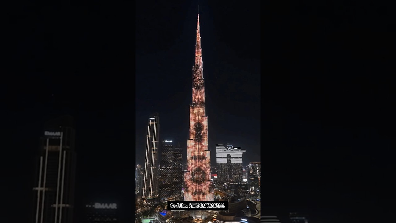Eid Mubarak 🌙 Burj Khalifa dubai ramadan 2025 