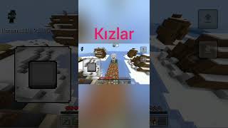 Kızlar Vs Erkeklerminecraft
