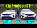 Kia ProCeed GT Facelift 2022 vs. 2019 - Vergleich Test Bericht Meinung Fahrbericht Kosten Verbrauch