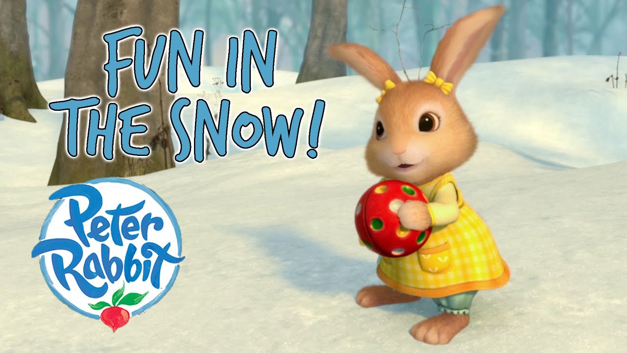 @OfficialPeterRabbit - Cottontail has Fun in the Snow! ️ | Winter ...
