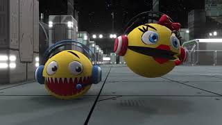 2 Pac-Man bot outsmarts monster robot