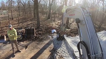Installing A 30  Culvert And Using The Felco Compaction Wheel 1