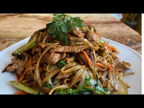 Authentic Pork Lo Mein
