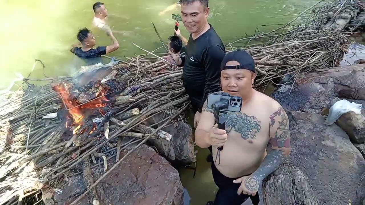 Berkelah, Mandi & BBQ Di Sungai Sah Memang Seronok.