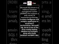 What is Microsoft SQL Server - Tech4sln