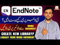 Export endnote library from word | Endnote online library | Endnote library sharing | Lecture 5
