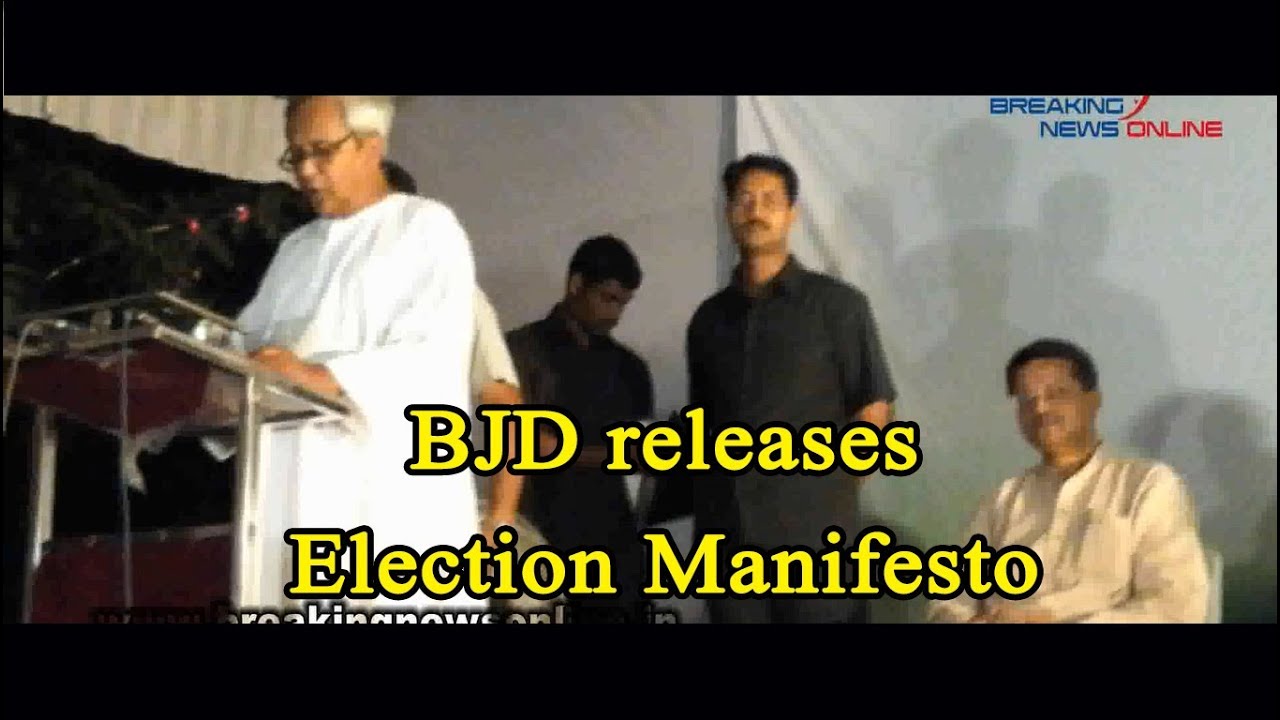 BJD releases Election Manifesto