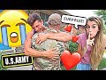 Surprising My Boyfriend With His Best Friend *MILITARY HOMECOMING*