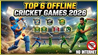 Top 6 OFFLINE Cricket Games for Android 2026 | No Internet Needed #offlinegames #cricketgames screenshot 3